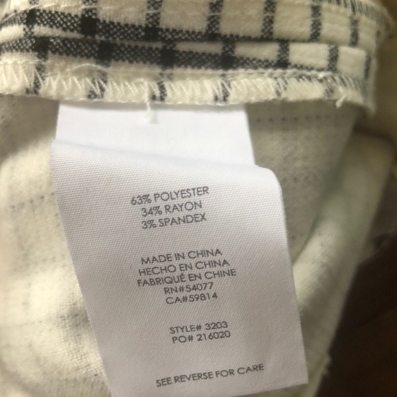 CABI women’s windowpane trouser - Picture 8 of 8